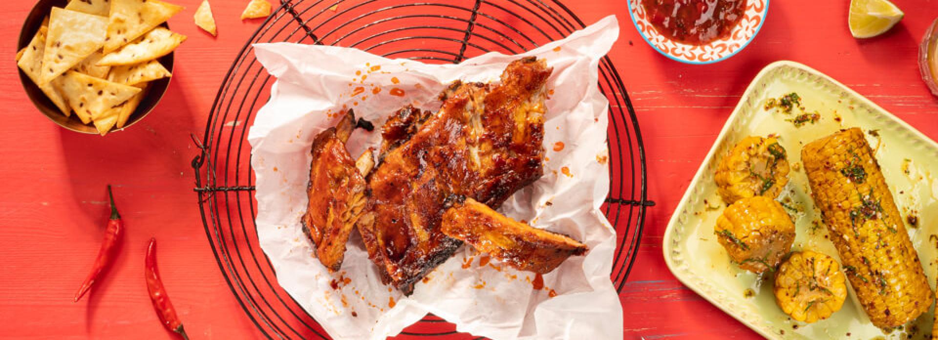 Žebra s kukuřičnou klasikou